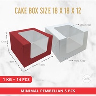Cake Box 18x18x12, Large Cake Box, Thick Cake Box, 18x18 Cake Box