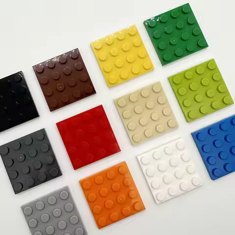 200pcs Moc Thin Building Blocks 3031 Bricks Plate 4x4 Dots Educational Classic Creative Size Compati