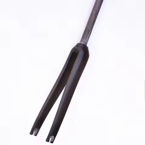 GRAY Carbon Fork 700c Bicycle Fork 28.6mm Racing Matt 3K 100MM Opening V Brake Front Fork for Road B