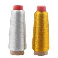 Gold Silver Computer Cross stitch Embroidery Threads 3000M Sewing Thread Textile Metallic Yarn Woven Sewing Machine Cones Line