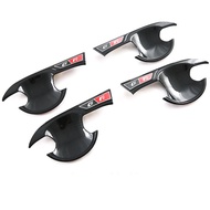 Toyota Yaris Ativ/voy 2022 2024ที่จับประตูฝาครอบตกแต่งที่จับประตูรถที่จับประตูกรอบป้องกันอุปกรณ์เสริ