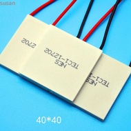SUSANMY Semiconductor Cooling Sheet, 30x30mm 40x40mm Refrigeration Plate,  15x30mm TES1-07102 TES1-1