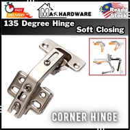 135° Degree Corner Hinge Cabinet Door Hinge Pintu Dapur