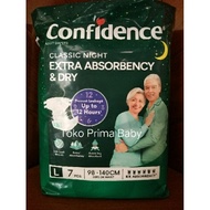 Adult Diapers /Adult Diapers Confidence Classic Night L7 Adhesive Type