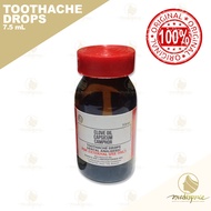Toothache Drops 7.5ml Dann's/Eugenol Dental Analgesic & Authentic