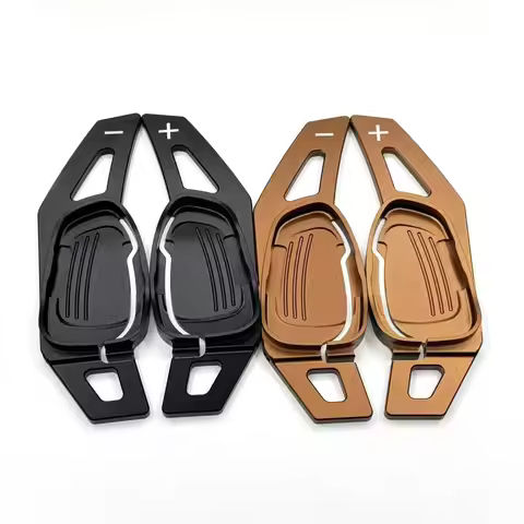 For Audi S3 S5 S6 SQ5 RS3 RS6 RS7 steering wheel shift paddles interior modification in gold color