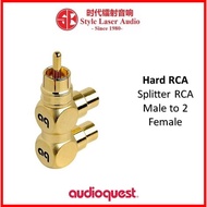 AudioQuest Hard RCA Splitter RCA Male To 2 Female