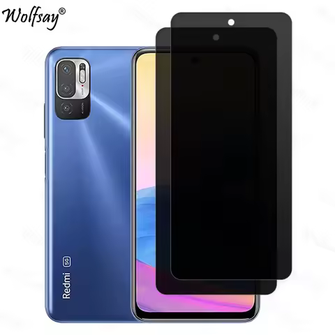 Anti-Spy Tempered Glass For Redmi Note 10 5G Privacy Screen Protector Redmi Note 10 5G Glass For Red
