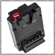 V Mount V-Lock Battery to NP-F F550 F570 F750 F970 Dummy Battery Converter Black Battery Adapter Pla