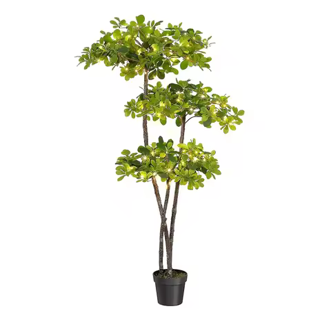 Artificial Plants Indoor Black Olive Tree in Plastic Nursery Pot Fake Tree Artificial Trees for Home