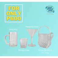 Gift Set 3 - Liquor Glass & Ice Bucket