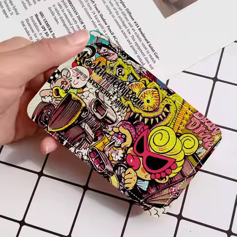 Japan Fashion Hysteric Mini Office Supply Men And Women Credit Card Keyrings Student Card ID Card Ho