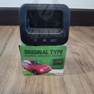 Perodua Kancil Genuine Original Parts Interior Dashboard Digital Clock ( 1994 - 2009 / Made in Malay
