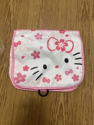 Hello Kitty 櫻花圖案掛式洗漱化妝包