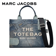 MARC JACOBS THE DECONSTRUCTED DENIM MEDIUM TOTE BAG 2S5HTT031H03 SP25 กระเป๋าโท้ท