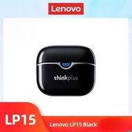 聯想 LENOVO LP15 入耳式真無線藍牙耳機 ENC降噪 輕量化 (黑色) -平行進口