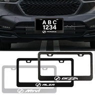Perodua car Aluminum alloy license plate frame thickened material multiple options for license plate