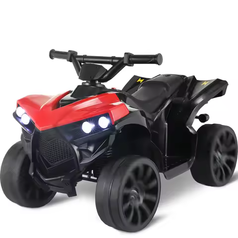 AOOU 6V Battery Powered Kids Electric Car, Kids Ride on Toys for Toddlers, Electric Vehicle ATV Car,