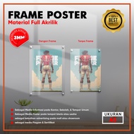 Acrylic Poster Frame/ Acrylic Poster Frame 3MM Clip, A3 Size