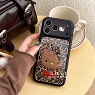 G.O.A.T Leopard print bow casing Compatible for iPhone 17 pro max iPhone 17 16 15 pro max Anti -fall
