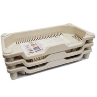 置物架 廚房廁所浴室收納膠層架 窄三層長方形層架_大_385x207x495mm