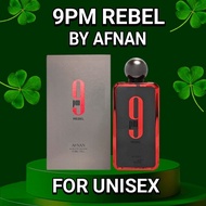 9 PM Rebel Afnan EDP Perfume for 100ml women and men.