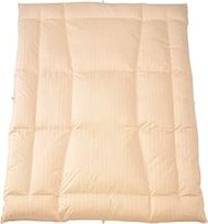 Nishikawa Living Down Comforter (Down 90%) Premier Queen Long 82.7 x 82.7 inches (210 x 210 cm), Bei