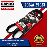 Bando Alternator Drive Belt For Toyota Wigo 2012-2021 6PK1155 Part No 9004A-91063