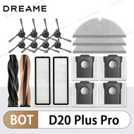 Dreame D20 Pro plus / RLD43SD Accessories robot Vacuum Cleaner Main Side Brush Mop Cloth HEPA Filter