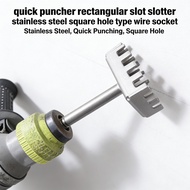 square slot slotter puncher steel hole wire socket rectangular stainless rectangular slot