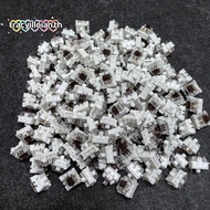 TRACYILLOIAN 20Pcs Mechanical Keyboard Switches, Plastic Tactile Keyboard Switches,  Clicky Linear D