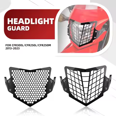 FOR Honda CFR300L/CFR250L/CFR250M 2013-2023 Motorcycle Headlight Guard Protector Cover Protection Gr