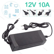 12Volt Universal Adaptor AC 110V 220V to DC 12V 10A Adapter Power Supply Converter Charger Switch LE
