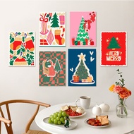 [6-piece set] Painting by Number/Christmas theme/Paint by Numbers/Gift/DIY Art wall Decoration