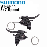《Baijia Yipin》 Shimano Tourney ST EF41 Bike Shift/Brake Lever 3x7 Speed Mountain Shift Levers Bicycle Trigger