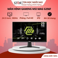 MSI MAG G256F Gaming Monitor | 24.5 inch, Full HD, IPS, 180Hz, 1ms, Flat -