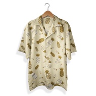 KEMEJA Men's shirt - Funky ornament pineapples