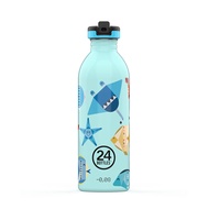 Italy 24Bottles Lightweight Nozzle Cold Water Bottle 500ml (Undersea Paradise) Stainless Steel Child