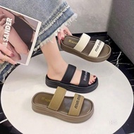 Niuniu two-strap slippers 3 beautiful new models DH76 flat sandal women sandal