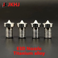 Bahagian Pencetak 3D E3D V6 Titanium Aloi Muncung Hotend Extruder Kekerasan Tinggi Logam Muncung M6 