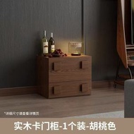 Others - 冬木實木電視櫃 客廳家用落地胡桃色中古卡門櫃 電視櫃 邊櫃 組合鬥櫃（快遞送貨上門）