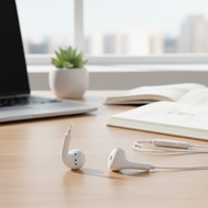 White Type-C Digital Earbuds with DAC for Smartphones  Fon Telinga Berwayar Telefon Pintar Type-C Ea