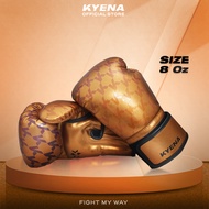 KYENA นวมเวลโก้ PU สีทองแดง "K STAR"