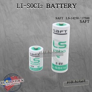 SAFT ORIGINAL LS14250 ( 14250 ) 3.6V / LS17500 ( 17500 ) 3.6V PLC INDUSTRIAL ER 14250 / 17500 LITHIU