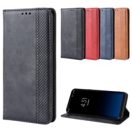 Suitable for Samsung S8 Phone Case S8 Plus Phone Case S8+Creative Magnetic Flip Leather Case Card Wallet Style Case Protective Case SHS