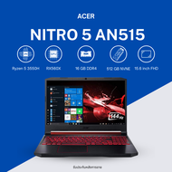 โน๊ตบุ๊คมือสอง ACER NITRO 5 CPU : Ryzen 5 3550H  ram : 16 GB SSD : 512 GB Radeon RX560X