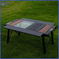 Three Unit Camping Liftable IGT Table Aluminum Alloy Outdoor IGT Modular Table Foldable IGT Table fo