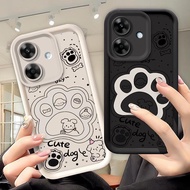 Cute dog paw print Phone Case For Realme C65 C67 C61 C63 4G 5G C53 C55 V60 V50 V60S V50S GT 6 6T Neo
