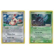 English Pokemon Card Game Spinda - 26/92 /Pinsir - 24/92 - Rare Reverse Holo Ex Legend Maker Reverse
