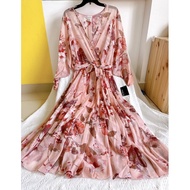 En F0cUs Maxi Dress with Puff Sleeves VNXK [Specializing in Big Size]